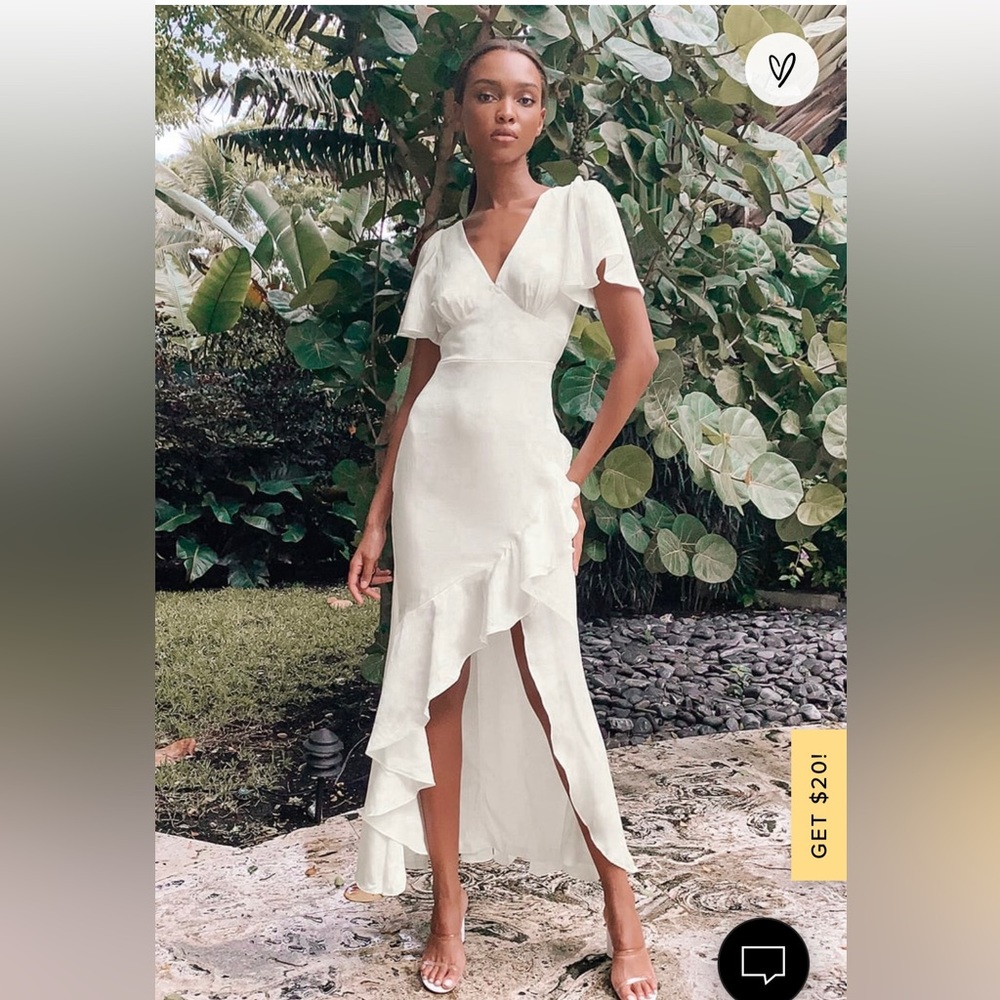 Lulus eternal bond satin maxi dress